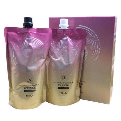 美琦诗自然黑黑油黑发霜