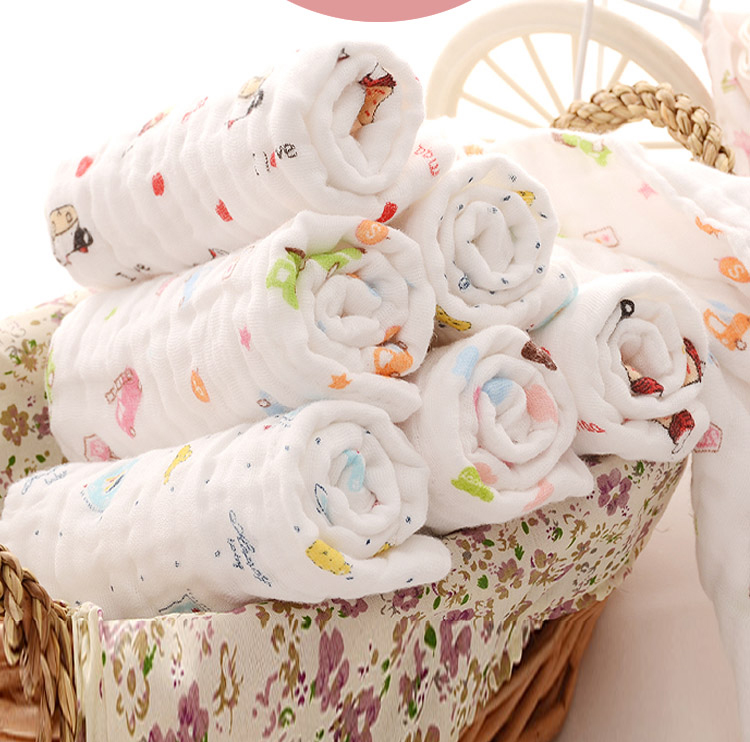 纯棉新生宝宝口水超柔婴儿纱布