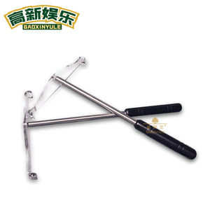 澳门赌场筹码专用筹码筹码扒钉耙推杆道具收码器铝合金耙子可伸