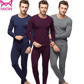 2021棉毛衫 猫人薄款 套装 纯棉莱卡秋衣秋裤 保暖内衣男女士打底修身