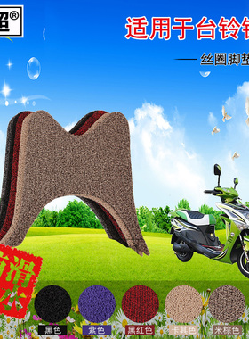 闽超 铃戟电动车脚垫适用于台铃电动车TDM579Z 丝圈防滑踏板脚垫
