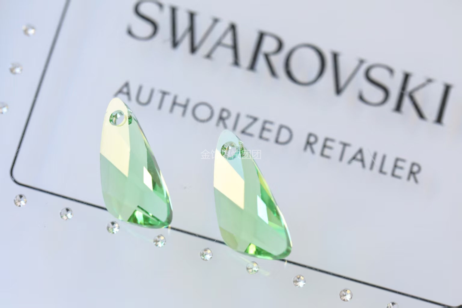 施家华子水晶6690/23mm翅膀水滴吊坠项链饰品首饰DIY手工配件,纺织面料/辅料/配套,其他纺织辅料,淘宝优惠券,粉丝福利购,淘宝优惠卷