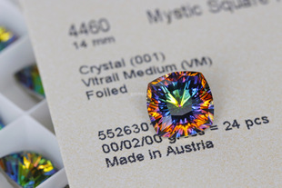 【4460/14mm】奥地利施家水晶/4460万花筒方钻/手工diy/一份两颗