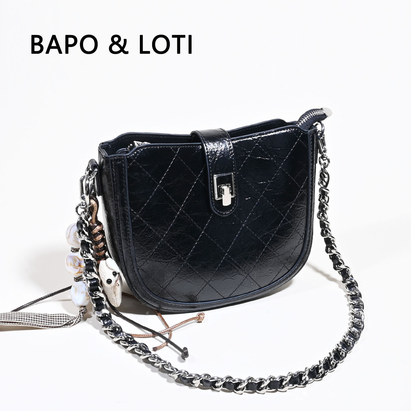 小香风菱格纹腋下包女2026新款高级感百搭链条单肩斜挎包上班包包,箱包皮具/热销女包/男包,腋下包,淘宝优惠券,粉丝福利购,淘宝优惠卷