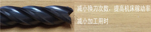 。加长45度超微粒钨钢铣刀 CNC数控刀具合金涂层立铣刀平底刀锣刀