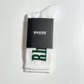 Ho00036 R Vertical Letters Classic White (Green Font) Flat Bottom