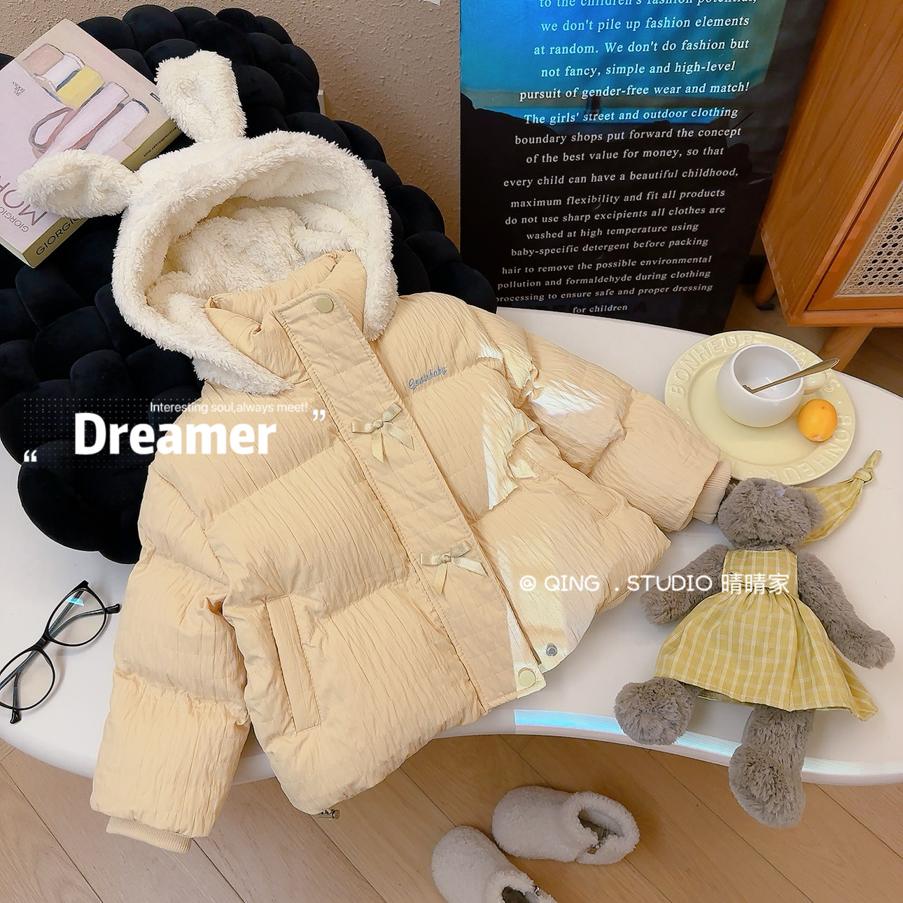 现*宠粉女童甜美可爱纹路加厚棉服外套2026冬季新款CM1816T鱼,童装/婴儿装/亲子装,棉袄/棉服,淘宝优惠券,粉丝福利购,淘宝优惠卷