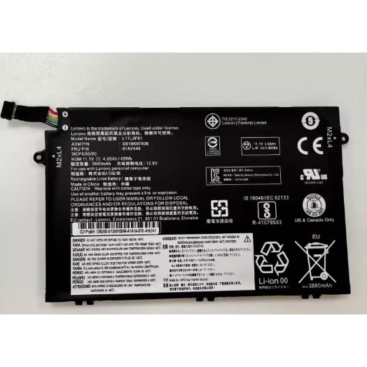 用于联想ThinkpadE490 485 R480 E580 E595 E14 E480 笔记本电池 - 实物图