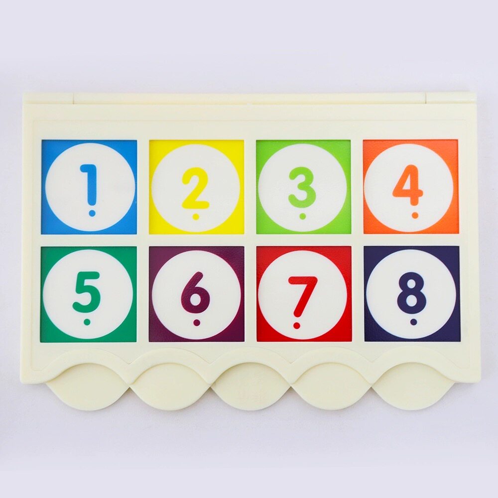 七彩思维8格逻辑魔盘幼儿园数学逻辑思维儿童益智早教玩具教具