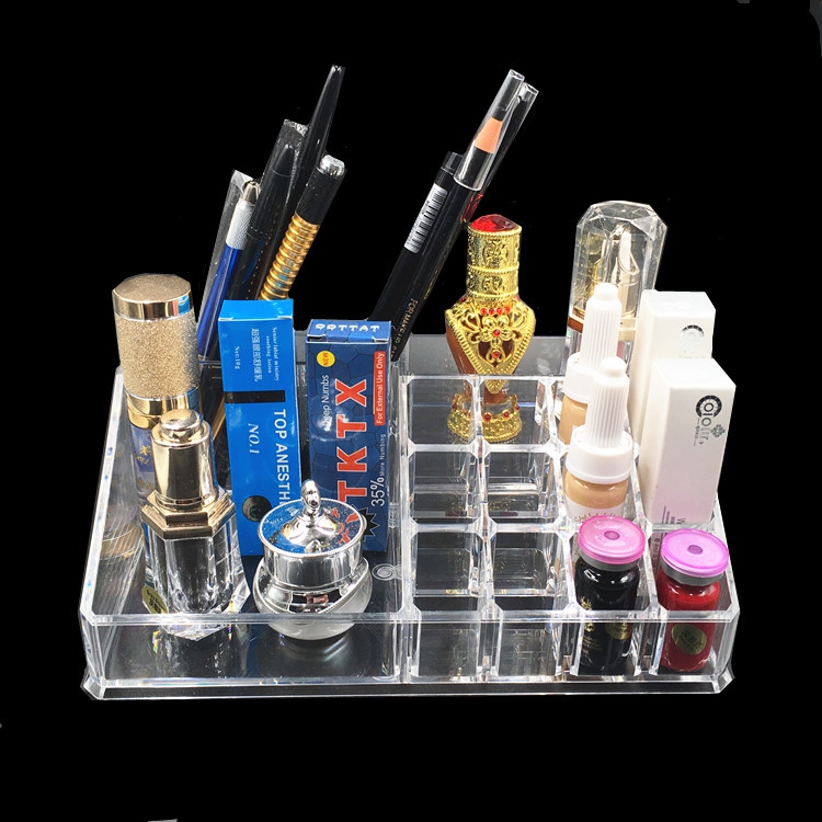 韩式半永久纹绣材料收纳盒 色料架色乳底座 纹绣用品工具收纳架