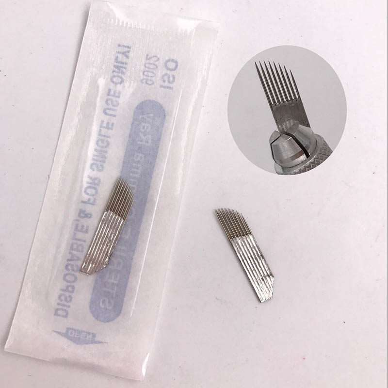 半永久手工弯弯绣雾眉刀片