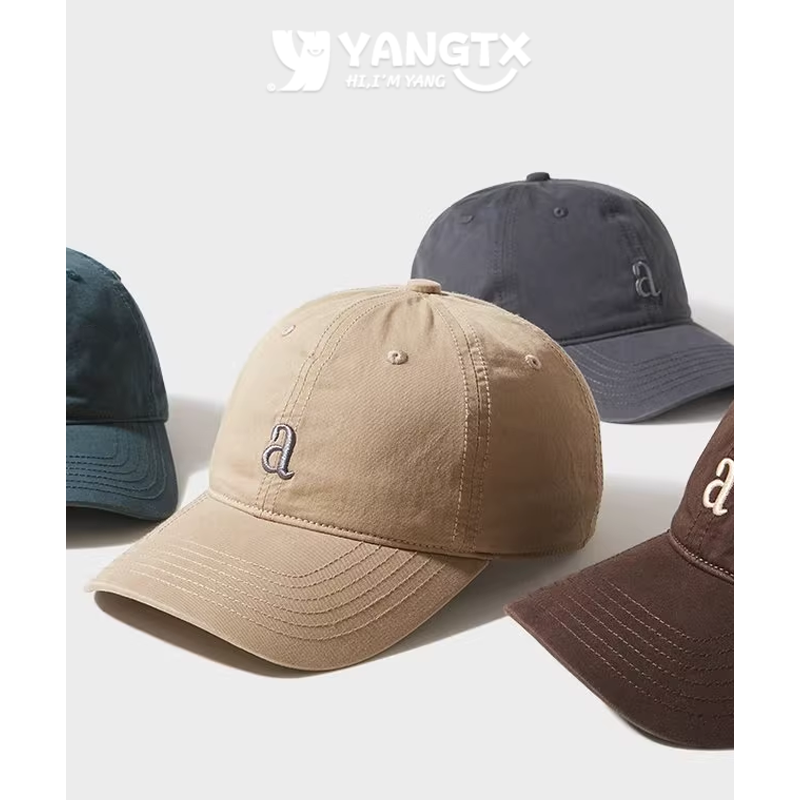 棒球帽简约百搭四季可戴刺绣字母