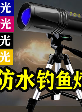 2023新款夜钓灯多光源钓鱼专用