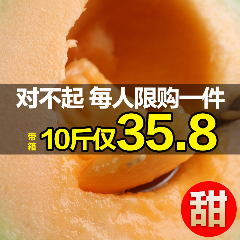 现摘网纹哈密瓜新鲜一箱现季水果10斤带箱新疆哈蜜瓜应季批发包邮在类目 水产肉类/新鲜蔬果/熟食, 新鲜水果, 哈密瓜中 - 来自Buy2taobao.com提供专业的淘宝代购服务