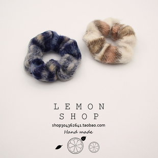 秋冬新款毛绒大肠发圈柔软毛毛扎头发绳高级感头绳发饰韩系头饰品