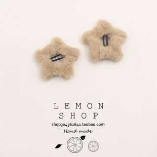 毛绒绒发夹秋冬新款刘海夹bb夹韩国侧边毛毛夹子2025年头饰发卡女