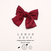 超仙大蝴蝶结发夹后脑勺头饰弹簧夹发圈发绳发卡布艺发饰顶夹网红