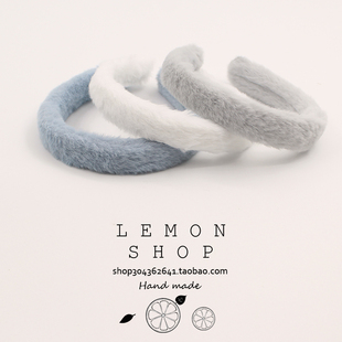 秋冬新款 洗脸头箍2025年外出高级感头箍发卡头饰发窟 毛绒发箍女款