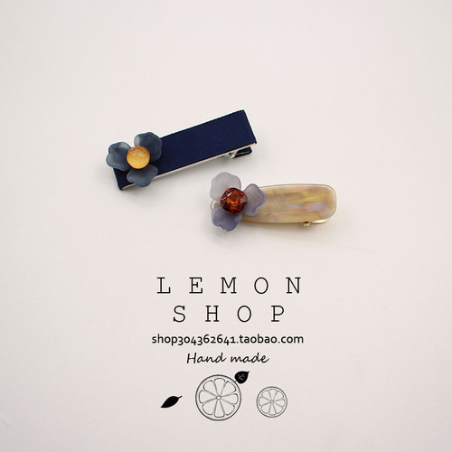 温柔显白小花夹日常立体头饰夹子