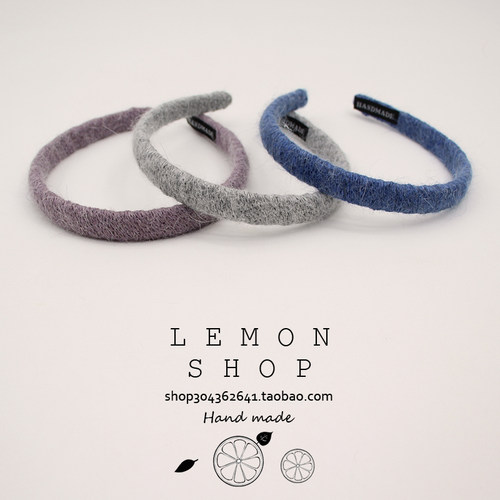 毛绒发箍女高级感百搭细款头箍秋冬新款网红发饰高级感发卡头饰品