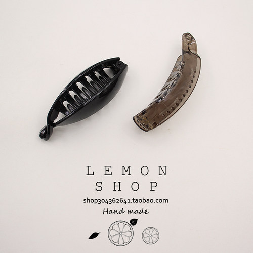 法式复古香蕉夹发量少马尾夹扭扭夹竖夹发卡夹子发夹头饰发夹发饰