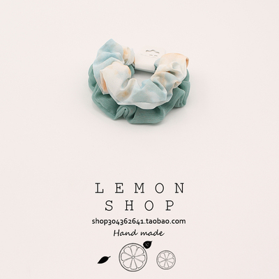 两件套大肠发圈bm清新简约气质