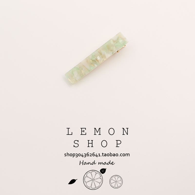 ins风发夹女韩国侧边夹鸭嘴夹