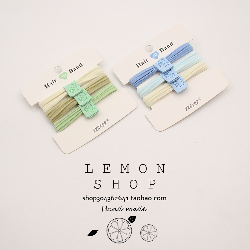 简约高弹力无接缝头绳扎头发橡皮筋发圈耐用高马尾头饰发绳皮套女