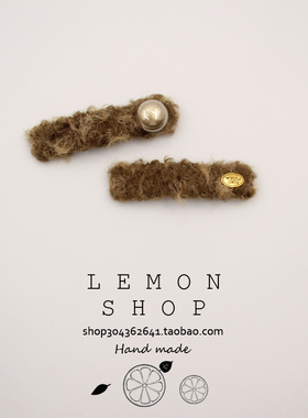 前额侧边刘海发夹bb夹子毛绒秋冬新款碎发边夹高级感2025新款发卡