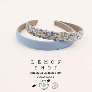 纯色碎花发箍百搭洗脸简约发卡 超仙显脸小头箍压发发捆外出用女