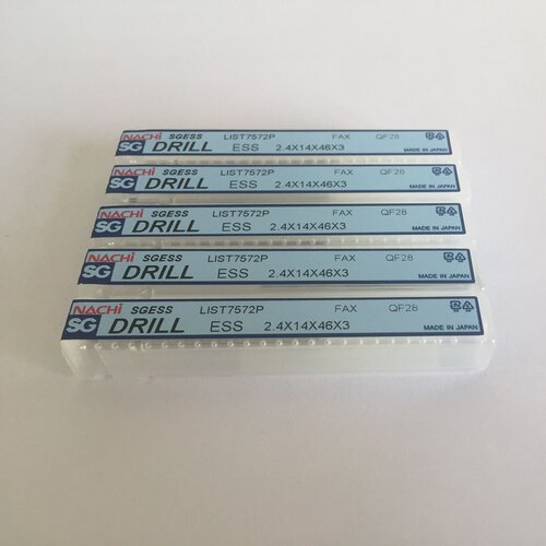 日本 进口 Nachi 钻头 SGESS DRILL QF28 List7572P 2.4*14*46*3