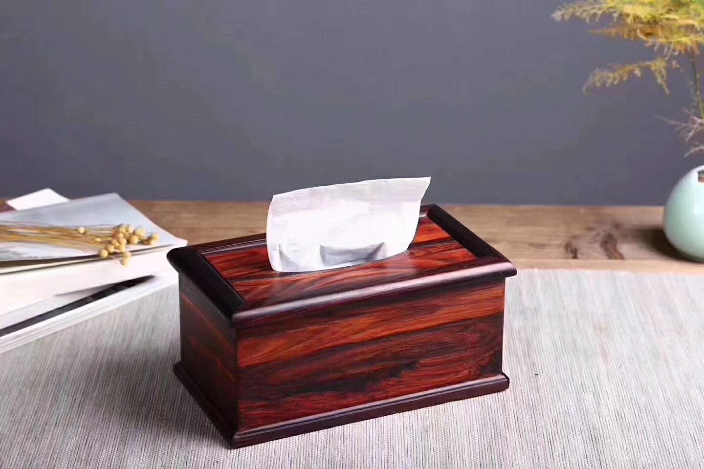 Retro bright red Rosewood Flower tissue originality Rosewood without wearing make-up Tissue box Napkin Box Chinese style a living room Decorationin the Home accessories , Decorative items , Decorative Tissue Box  category - from Buy2taobao.com to provide professional Taobao agent buy service