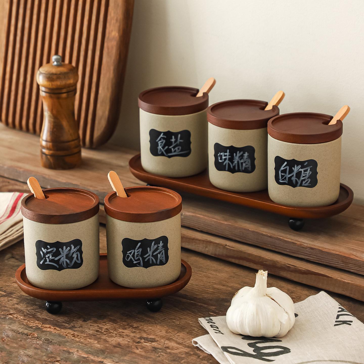 新款日式土陶调料罐家用厨房盐味精调料盒带盖调味罐套装辣椒油罐,厨房/烹饪用具,调味瓶罐/调料研磨器,淘宝优惠券,粉丝福利购,淘宝优惠卷