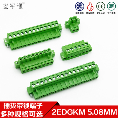 插拔式接线端子2EDGKM-5.08带锁