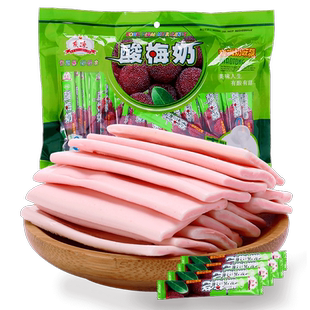 酸梅糖流口水酸奶糖奶条软糖果儿童年小时候怀旧零食酸糖休闲食品