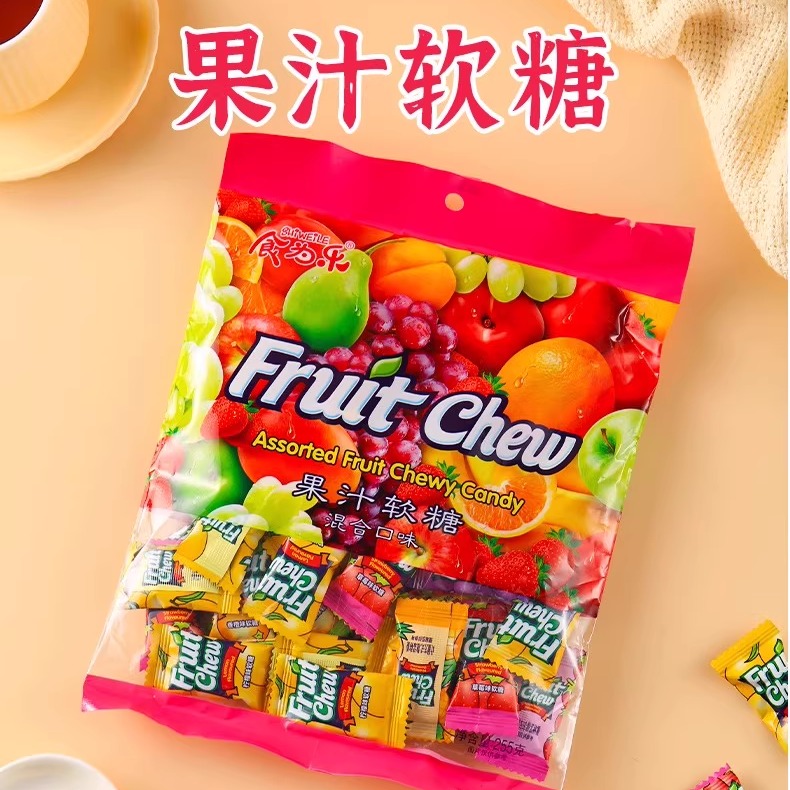 食为乐果汁软糖水果味混合糖果