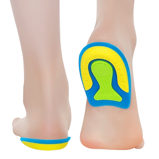 日本硅胶足跟垫后跟疼痛专用鞋垫缓解骨刺痛跟腱炎神器脚跟解压垫