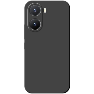 适用于vivoY35手机壳新款Y35m液态硅胶vivoy35M+防摔保护套石墨黑方形黑色简约纯色vivi十软磨砂耐看男女软壳