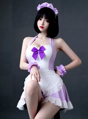 纯欲可爱女仆套装2025新款性感辣妹cos女佣诱惑约会睡裙qqny约会