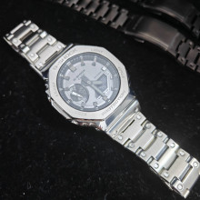 适配卡西欧GM-2100钢带G-SHOCK卡西欧GBM-2100近似原装高品质表带