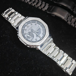 2100近似原装 SHOCK卡西欧GBM 高品质表带 2100钢带G 适配卡西欧GM