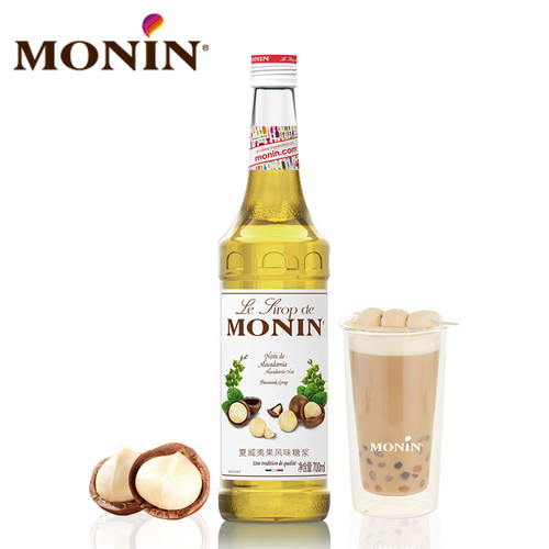 莫林MONIN夏威夷果风味糖浆700ml