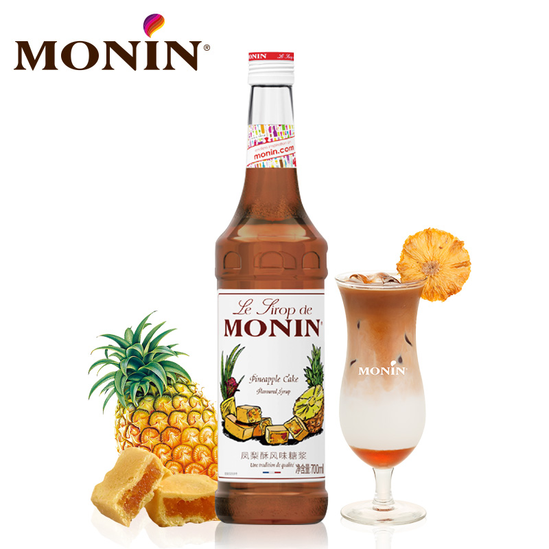 莫林MONIN凤梨酥风味糖浆玻璃瓶