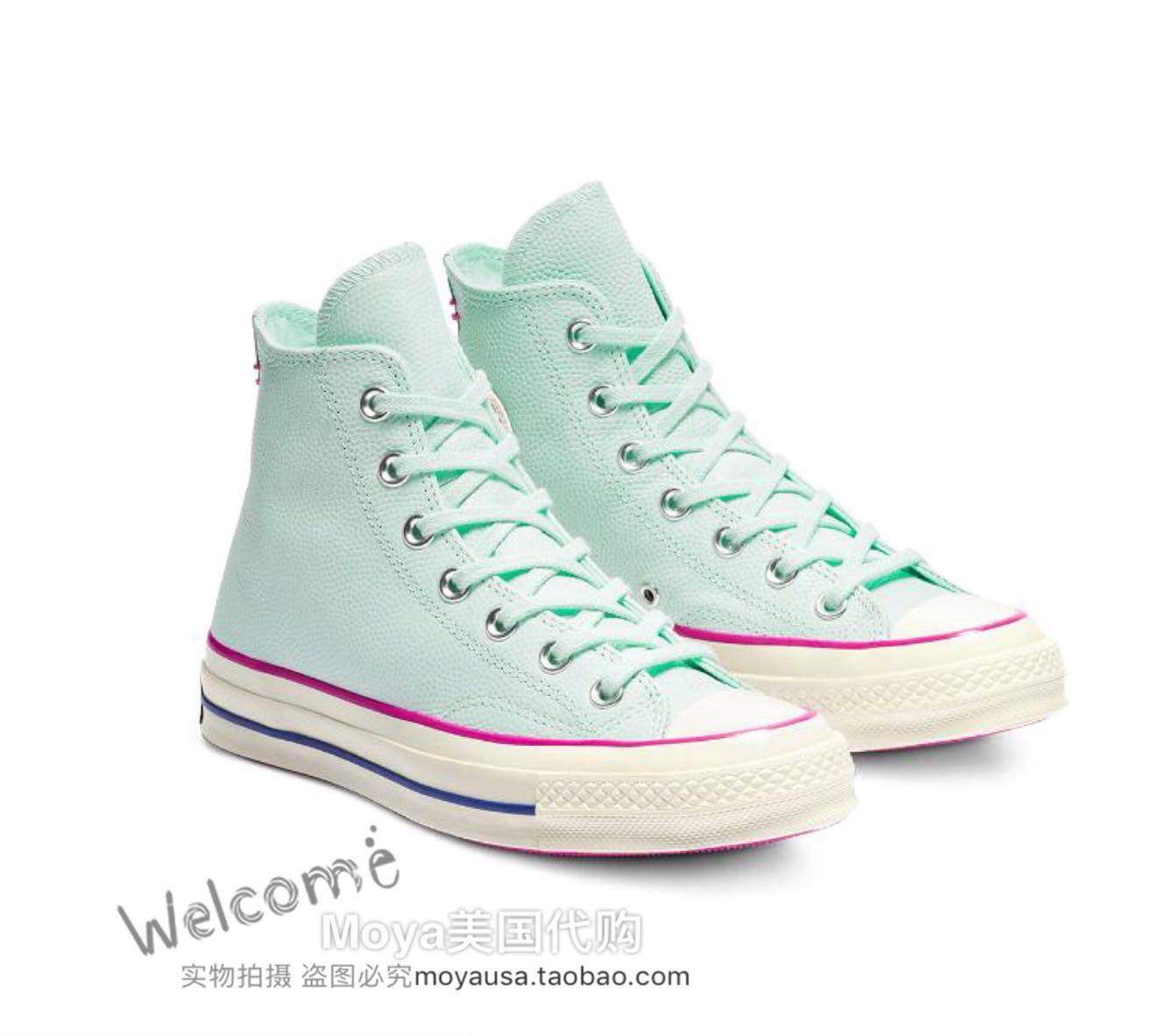 【Moya美国代购】匡威Converse Pastel新款高帮皮面帆布鞋563413C|ruв категории Женская обувь, холст обувь - от Buy2taobao.com для оказания профессиональной услуги покупки агента Taobao
