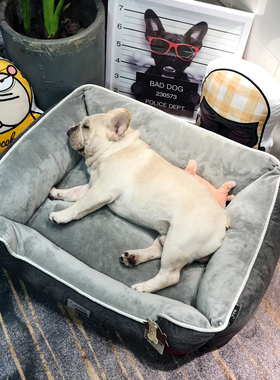 狗窝冬天保暖四季通用可拆洗大中小型犬泰迪耐咬狗狗宠物床睡垫子