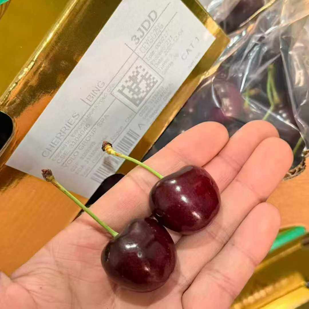 智利进口车厘子纯冰Bing现货顺丰