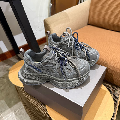 老爹鞋女款2025新款秋季99-1厚底女鞋巨好看今年流行爆款运动鞋灰