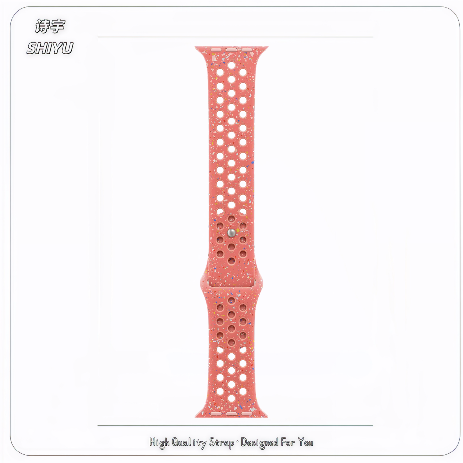 适用iwatchS11苹果双色耐克硅胶运动表带ApplewatchS10手表ultra3
