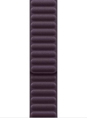 适用Applewatch10苹果se精织斜纹s9手表iwatch8磁力链式表带ultra