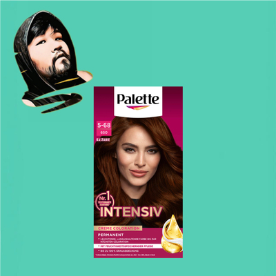 德国直邮【全场满300包邮】poly palette施华蔻650栗色天然染发膏